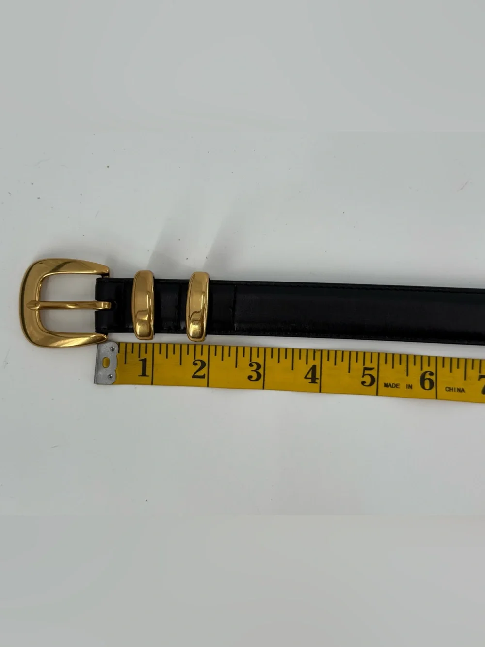 Babaton Ladies Black Leather Belt S